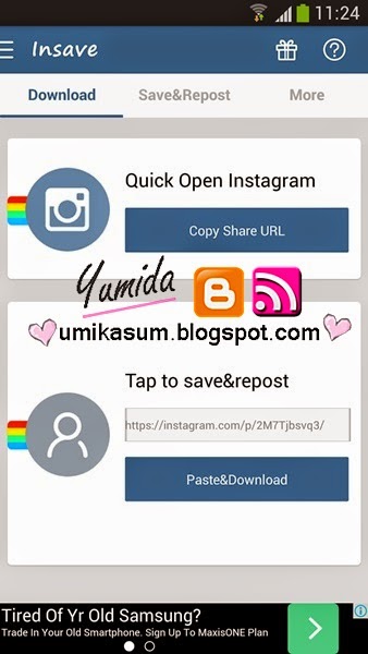 Cara download dan save gambar di Instagram, panduan download gambar di Instagram guna peranti Android, cara muat turun foto Instagram, download imej di Insta, aplikasi Insave untuk save gambar Instagram, cara ambil gambar di Instagram