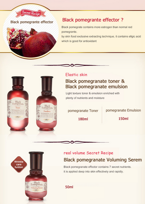 Beautynetkorea Skin Food Black Pomegranate Toner Kstylick Korean Fashion K Pop beautynetkorea skin food black pomegranate toner kstylick korean fashion k pop
