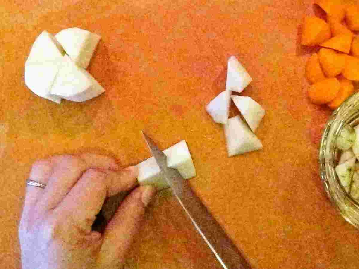 Recipes for Tom Rangiri diagonal cut
