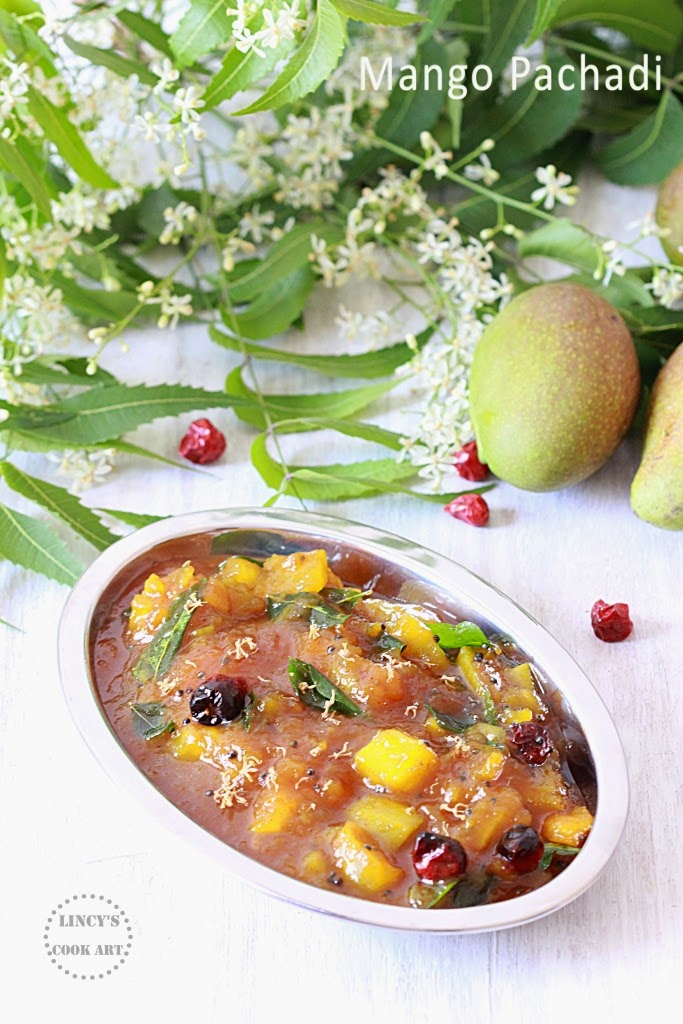 Raw Mango Sweet Pachadi Lincy's Cook Art