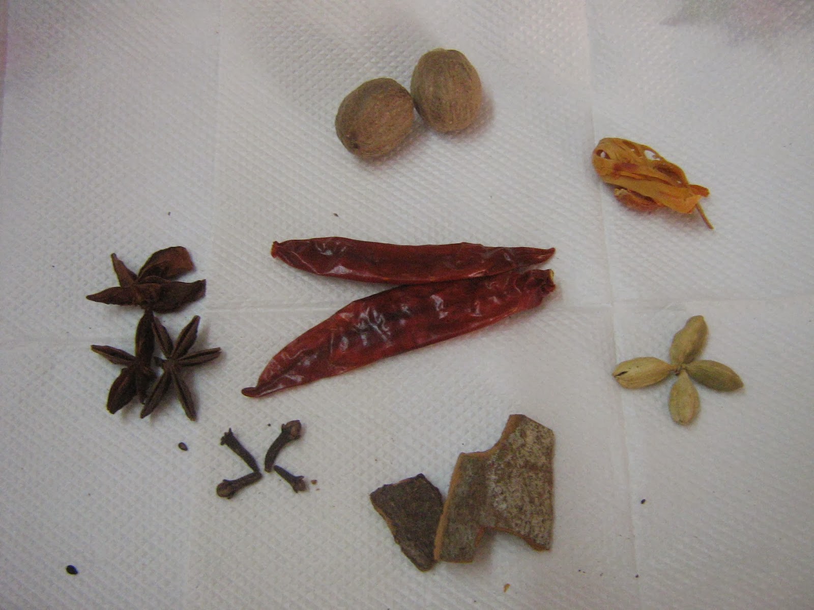 nandoo's kitchen Indian spices Glossary of Indian spices in English