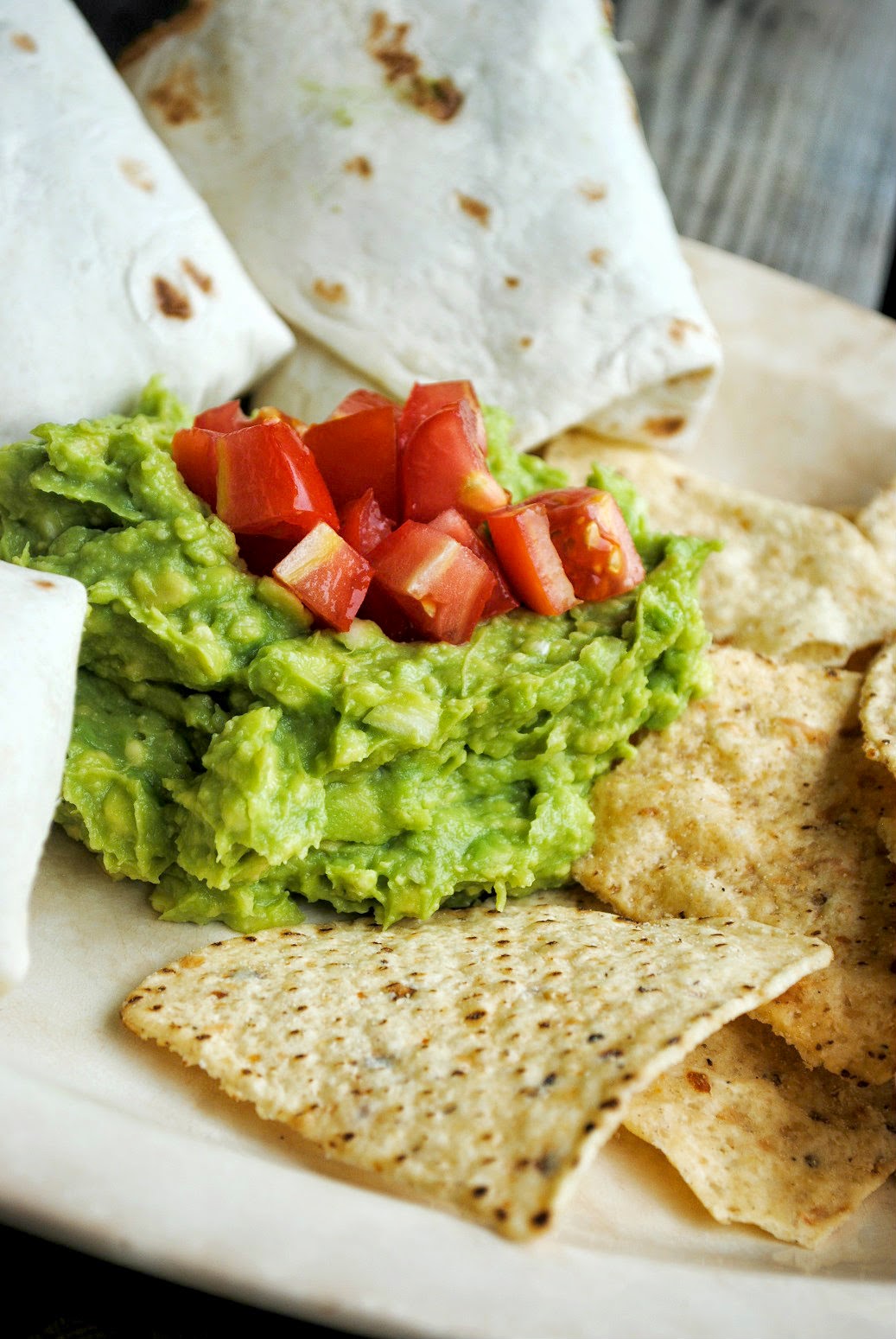Land of Yum Beef & Bean Burritos + Chunky Guacamole