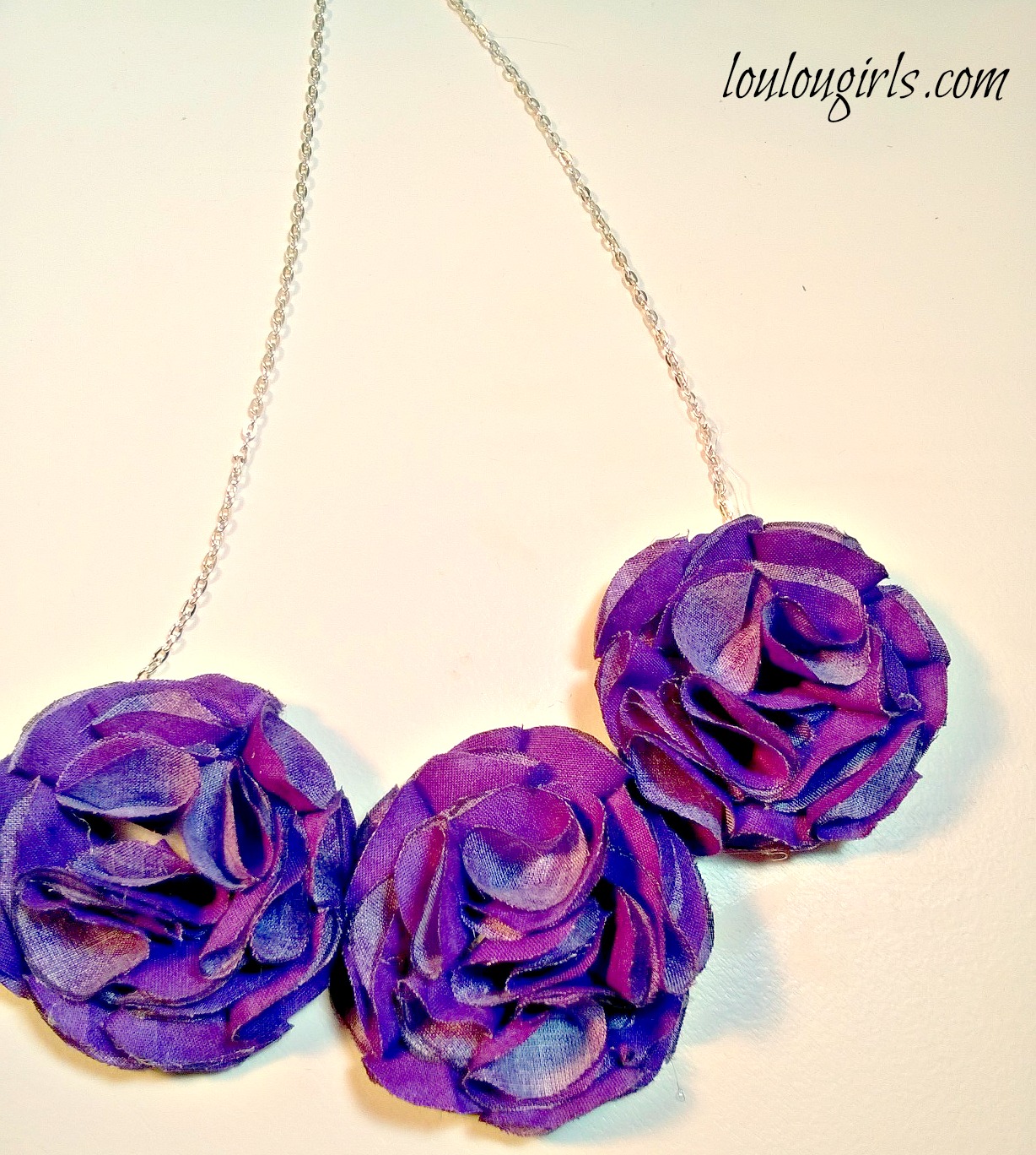 Flower Necklace Tutorial Lou Lou Girls