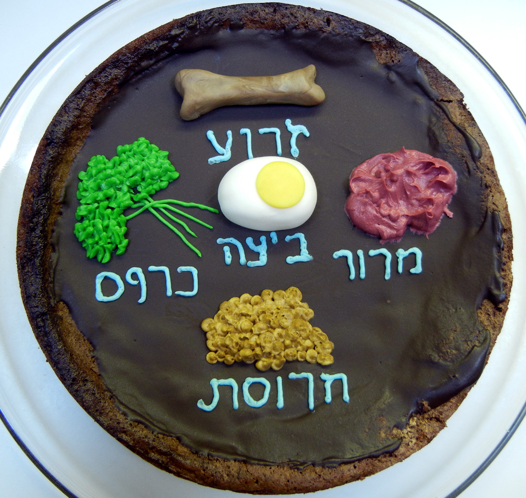 Ronna's Blog Seder Plate Cake