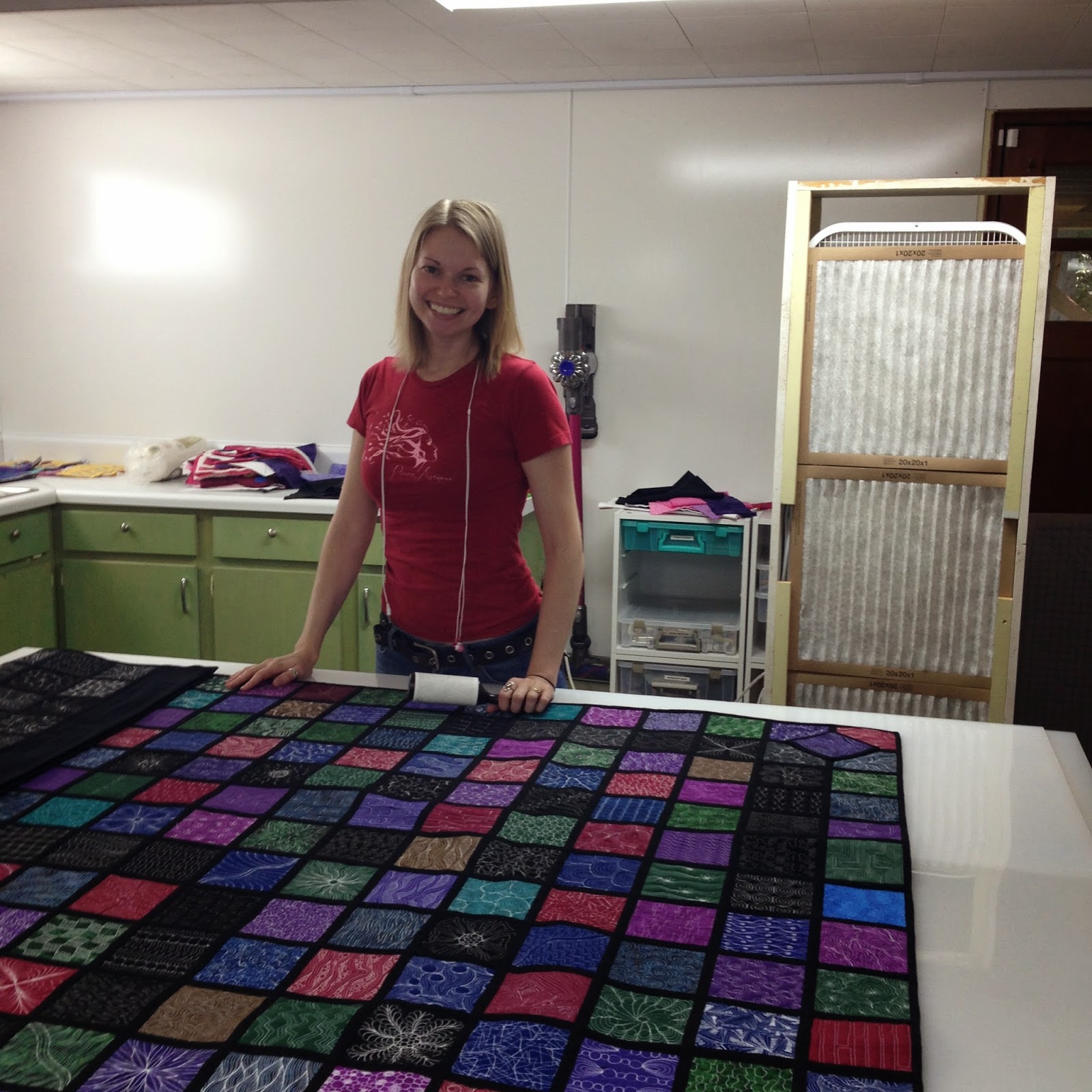 free motion quilting | Leah Day