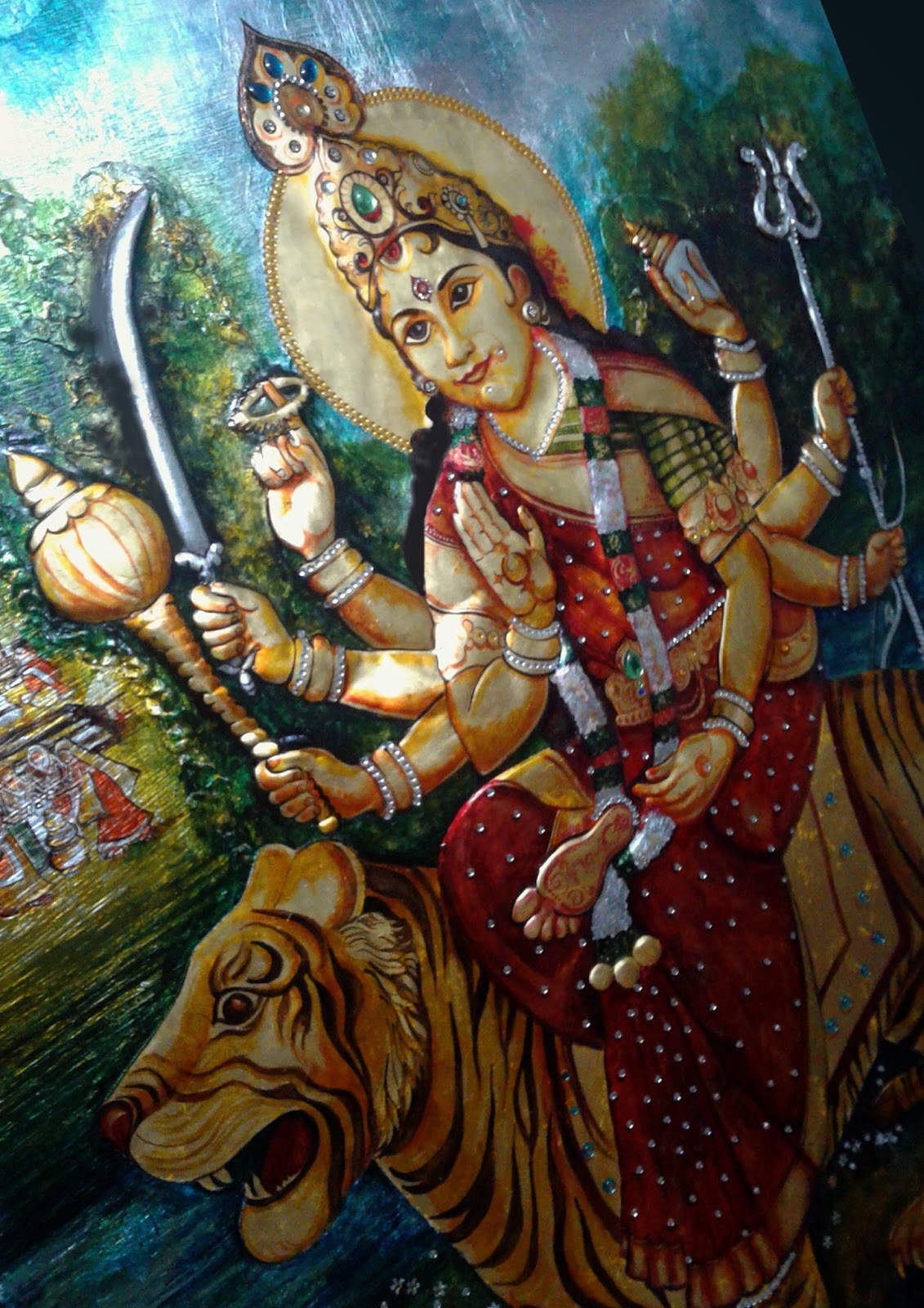 Pin by Sunita Rajesh on Navratri | Durga, Happy navratri 