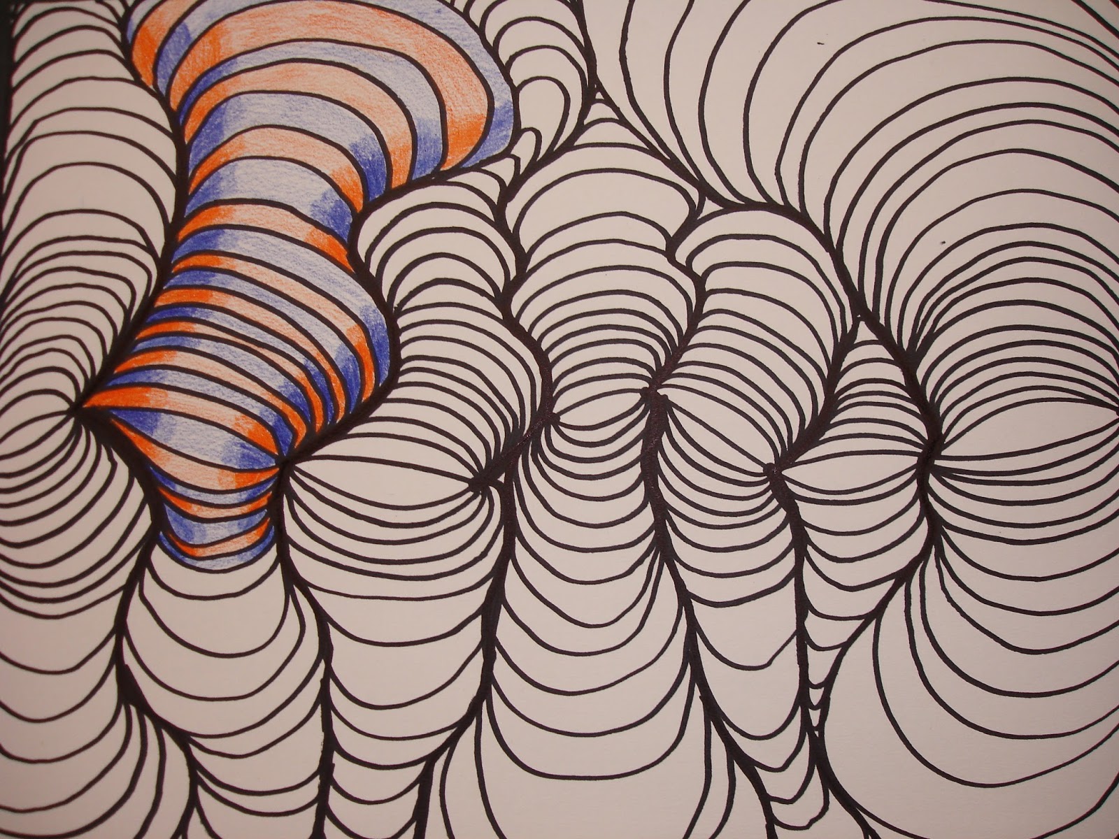 Line And Art : Mrs o connell s art room op in progress