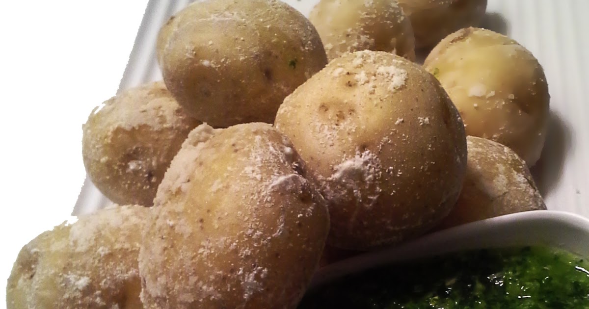 A Profound Hatred of Meat Salt Crusted Potatoes with Cilantro Mojo