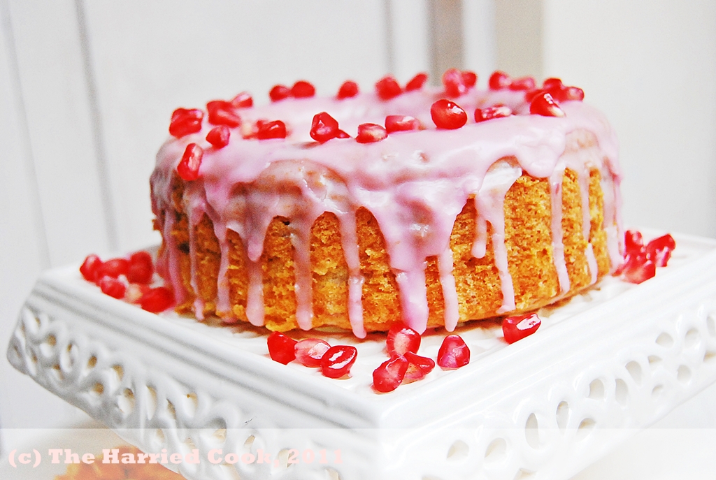 The Harried Cook Pomegranate Pound Cake