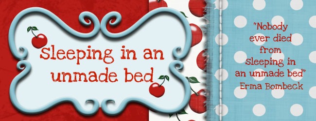 sleeping in an unmade bed