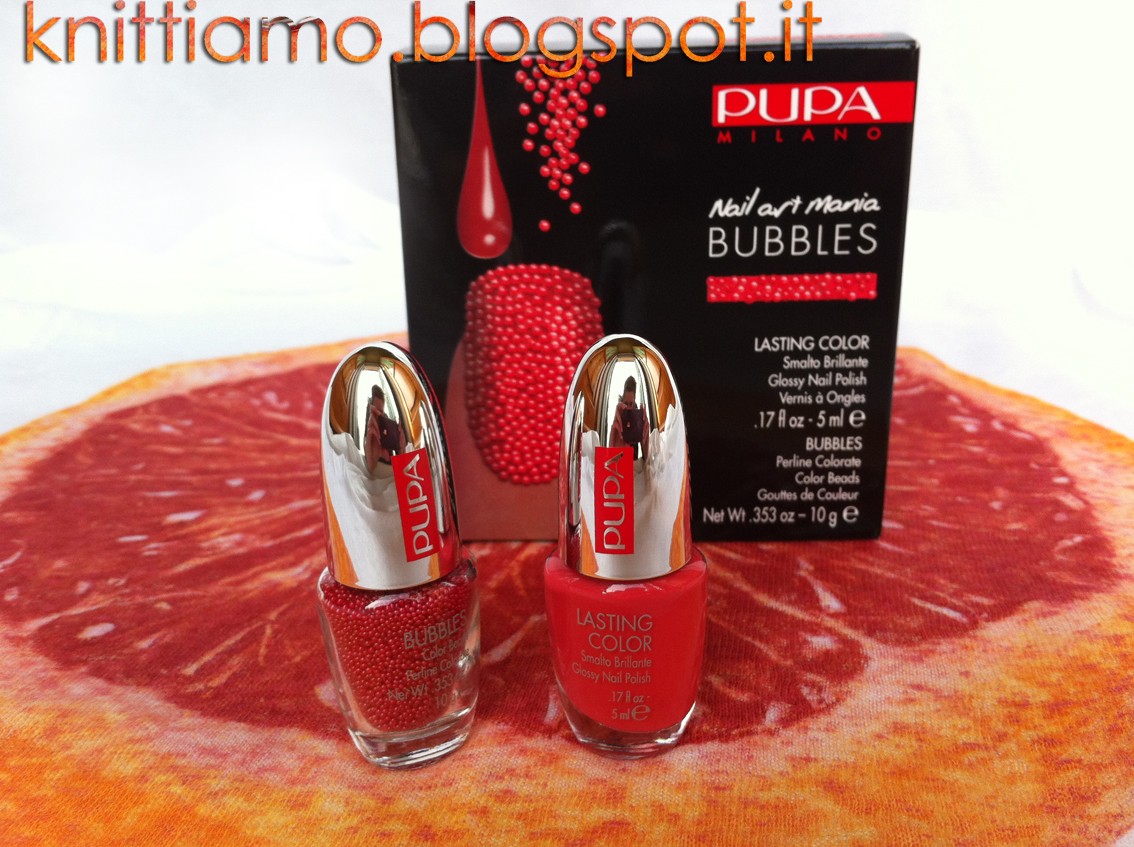 Smalto bubbles di pupa prova smalto pupa
