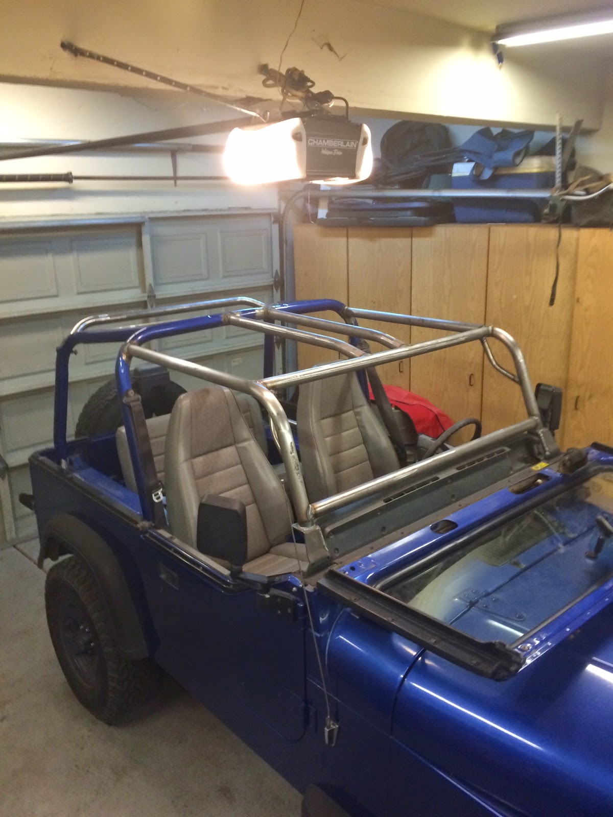 95 YJ Jeep Building a Custom Roll Cage