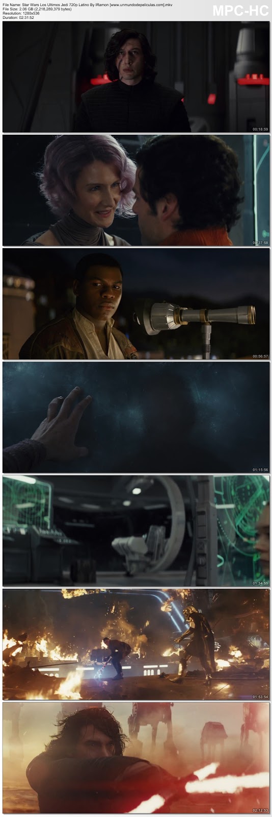 Capturas de la película.