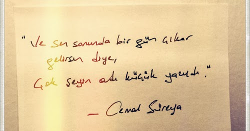 En Bi Sevdiğim Cemal Süreya