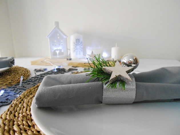 Mi mesa de Navidad + DIY DIY servilletero Navidad