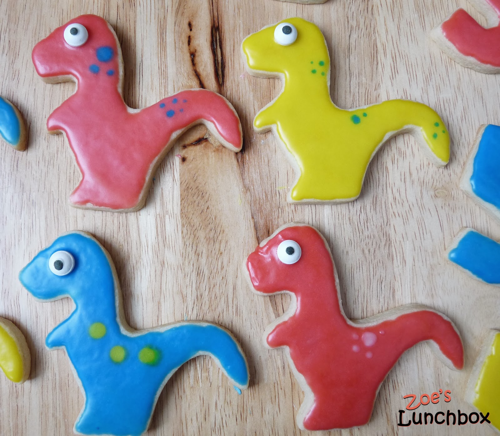 Dinosaur Cutout Cookies