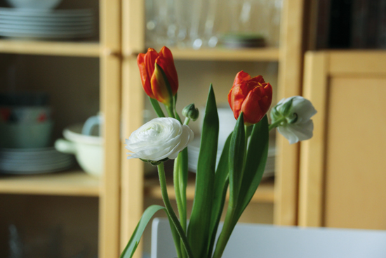 binedoro Blog, Tischdeko, Ranunkeln, Tulpen binedoro Blog, Tischdeko, Ranunkeln, Tulpen