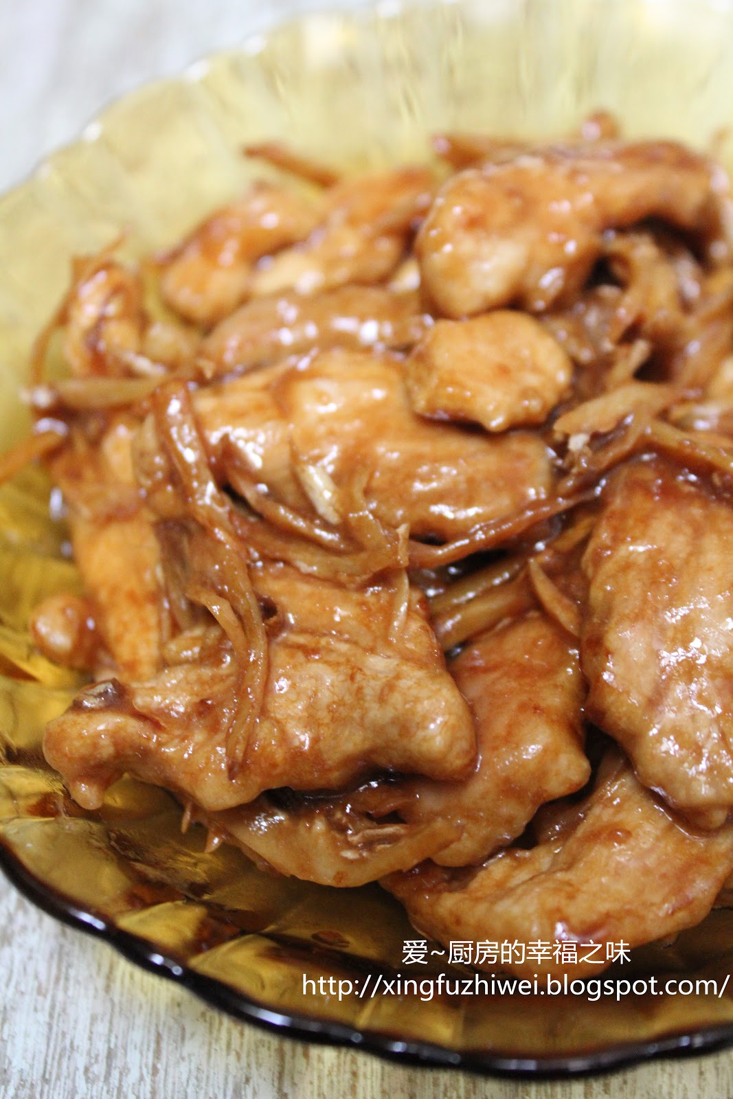 广西特色菜姜丝鸡的做法，嫩滑鲜香，吃完后全身暖暖的 - 哔哩哔哩