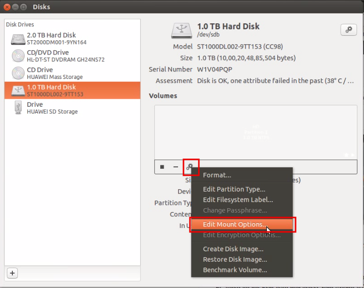 Mount the NTFS Partition with Full Access Permissions to Everyone