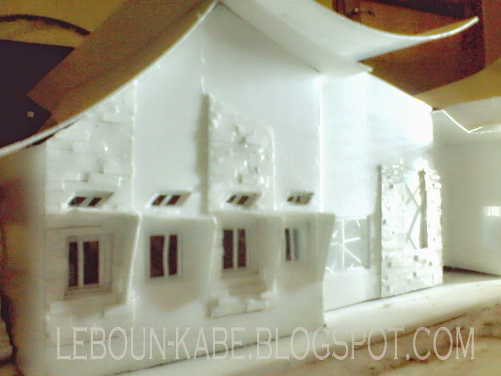 CARA MEMBUAT BANGUNAN MAKET ARSITEKTUR (bag 3 versi 2) | LEBOUN