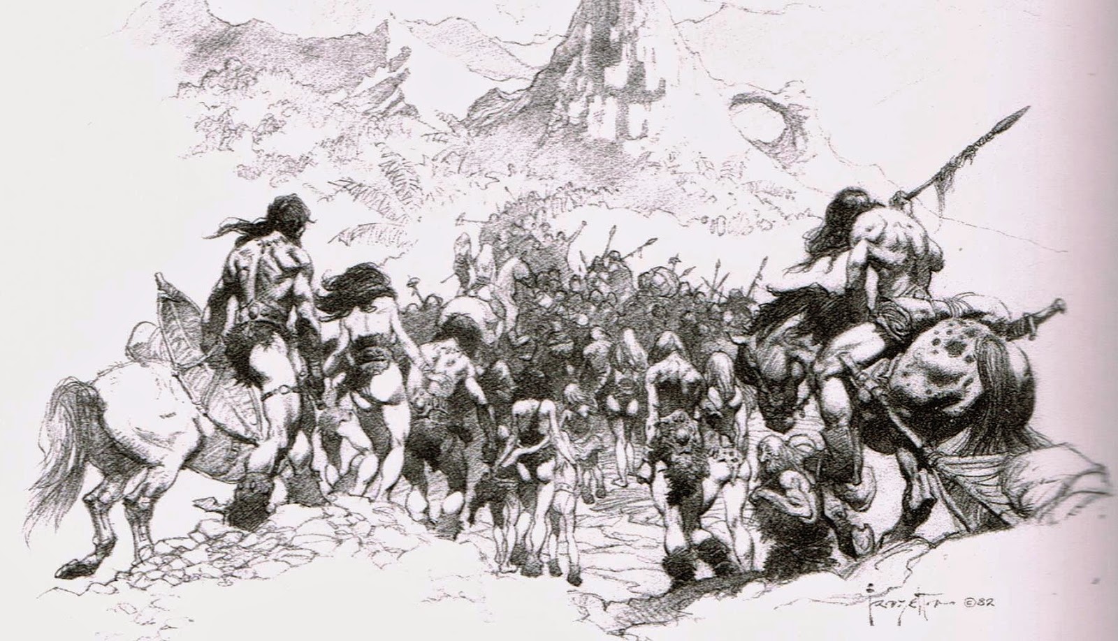 Cap'n's Comics: Fire And Ice by Frank Frazetta