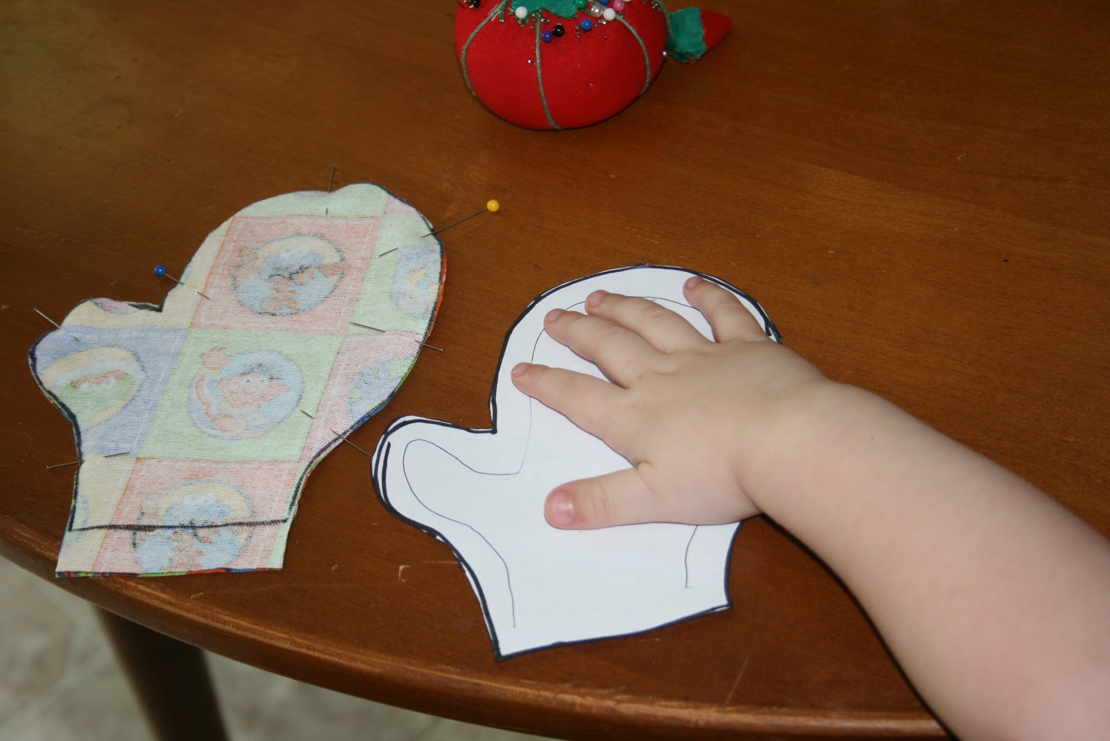 DIY Montessori Dusting Mitt