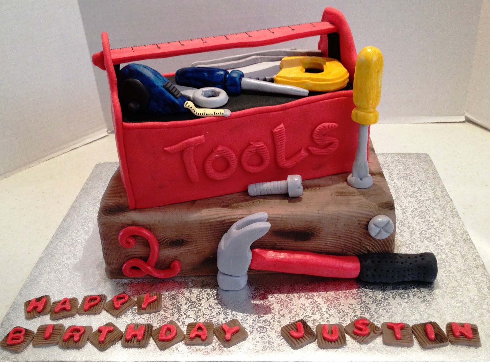 MaryMel Cakes It's a "Tool Time" 2nd birthday