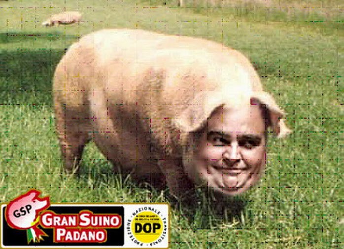 pota pota blog 6.2) Dove c'è un maiale, il buon Calderoli si eccita.