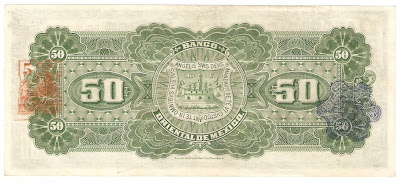 Billetes Mexicanos 50 Pesos Banco Oriental de Mexico