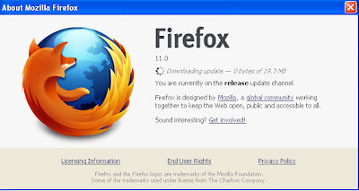 تحديث الفايرفوكس Firefox-updating