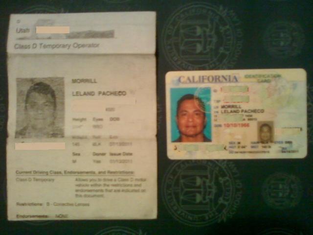 Temporary Id Card California