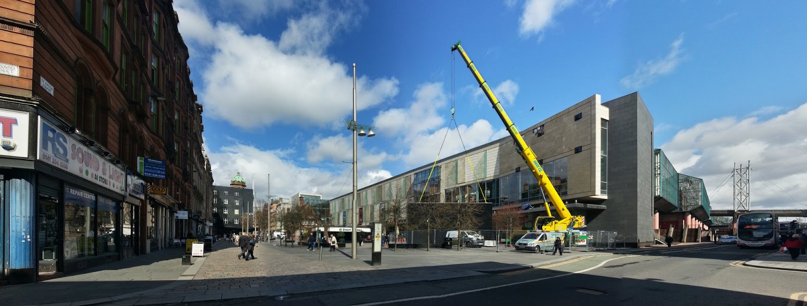 St Enoch, TV Install, Glasgow St Enoch, TV install, Glasgow