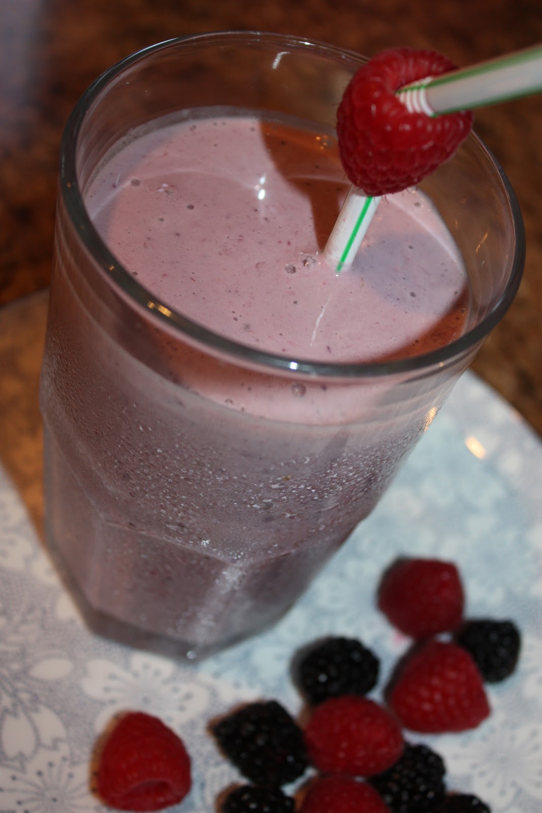 The Farmer's Wife Blackberry Raspberry Smoothie