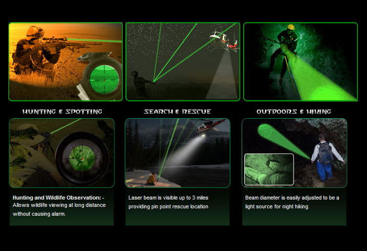 Laser Pointer Long Distance Laser Designator for Laser Alignment