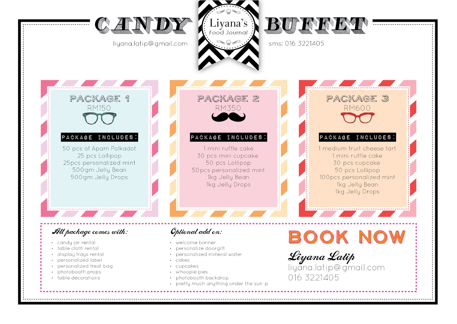 Liyana's Food Journal Candy Buffet available with LFJ now )