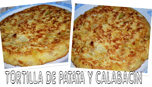 Tortilla De Patata Y Calabacin
