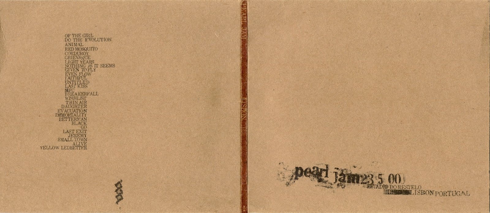 pearl jam bootlegs colombus 2000