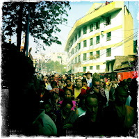 circumambulation of Swayambhunath Stupa