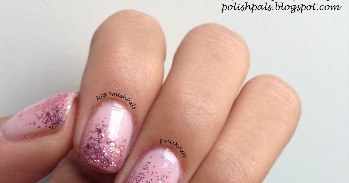 Polish Pals Glitter Gradient Tutorial