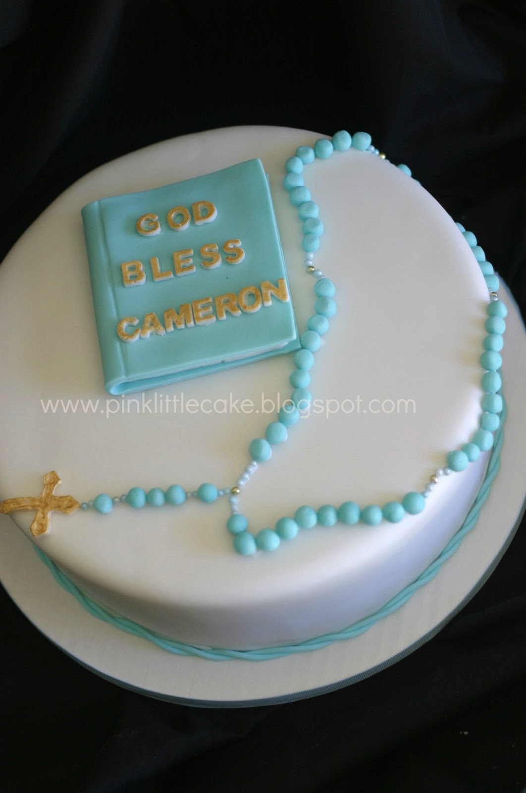 Pink Little Cake: First Communion Cake