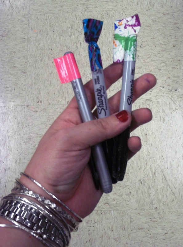 Art Material Management, Duct Tape, & a Glue Gun Caddy Artful Artsy Amy