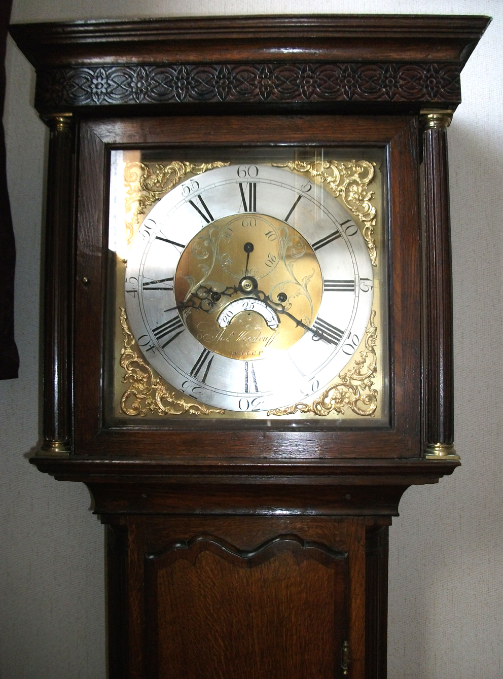 The Lothians A 1779 English Longcase Clock by Thomas Woodruff, Salop