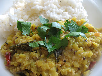 Tarka Dal With Tomato and Spices