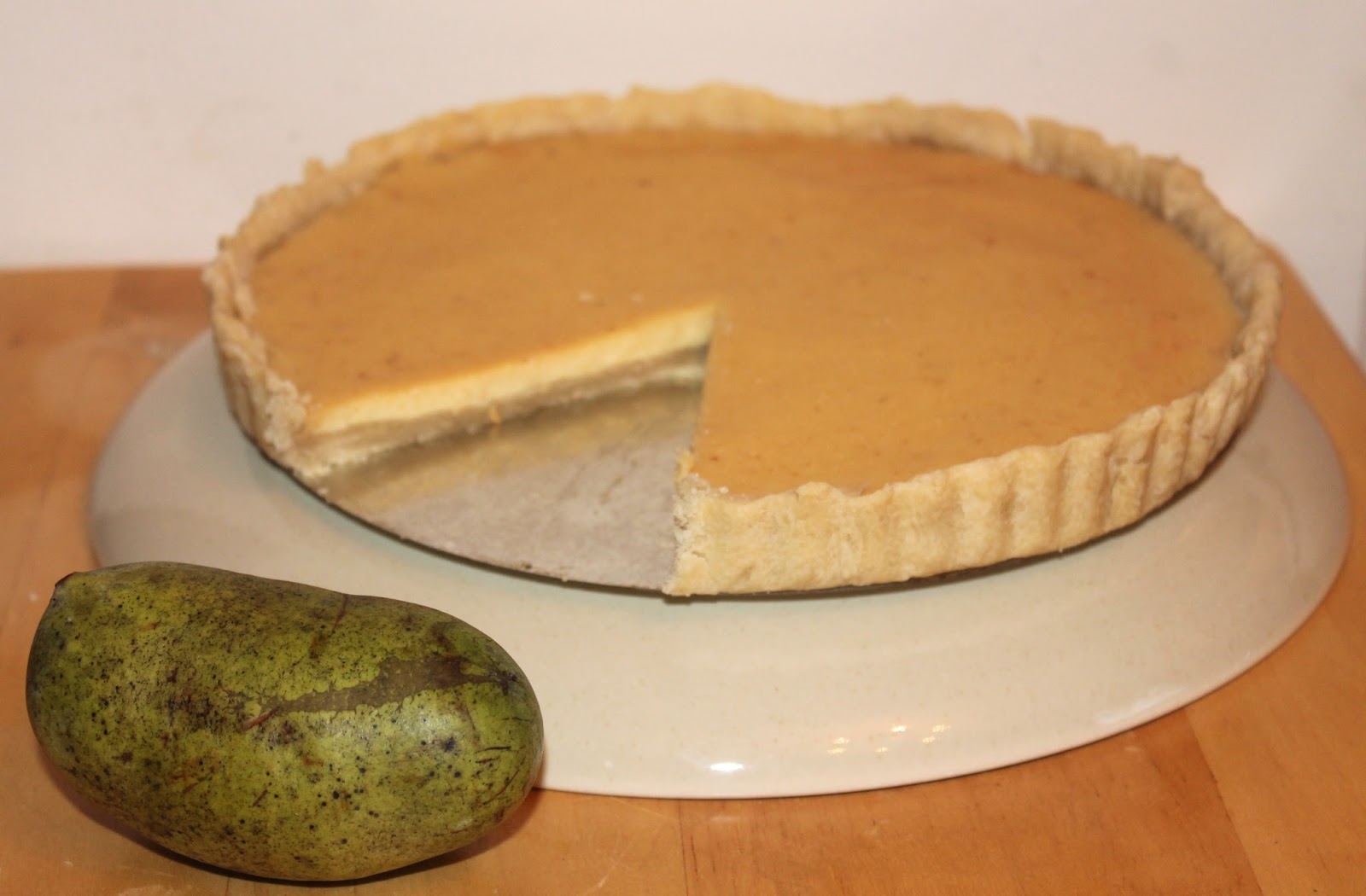Savory Moments Pawpaw cream tart