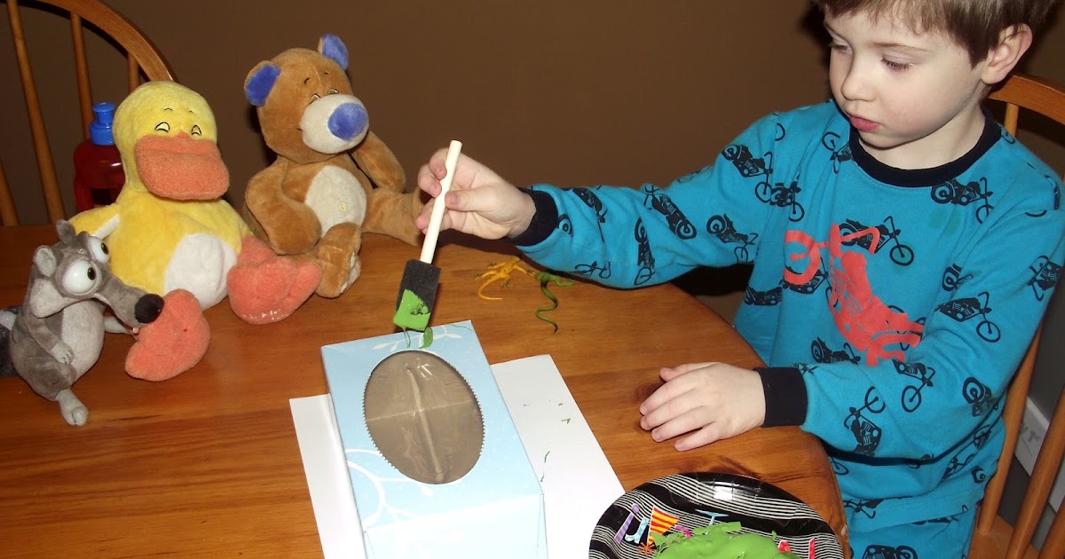 Momma Melly Tissue Box Dinosaur Feet