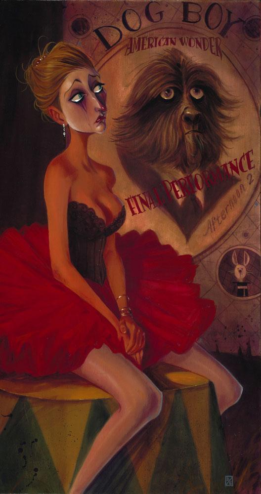 devin crane ilustrações pinturas mulheres modelos esguias olhos grandes