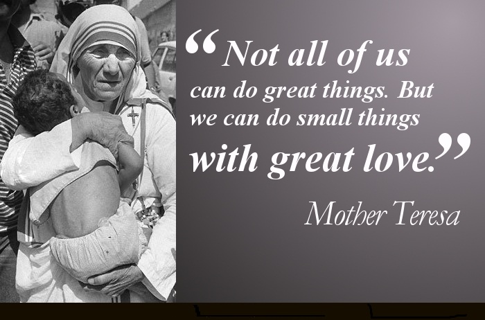 Great Sayings Mother Teresa Quotes