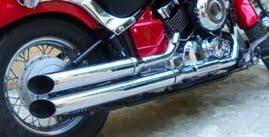 Escapamento de 3" para DragStar 650
