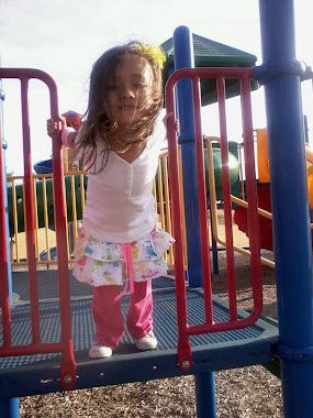Amilia at playground