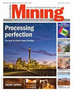 Australian Mining - June 2012 | ISSN 0004-976X | TRUE PDF | Mensile | Professionisti | Impianti | Lavoro | Distribuzione
Established in 1908, Australian Mining magazine keeps you informed on the latest news and innovation in the industry.